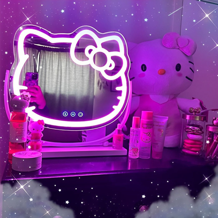 IMPRESSIONS VANITY · COMPANY Supercute Tabletop Desk Mirror with Light